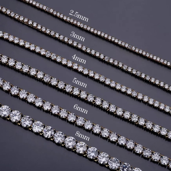 Chunky diamond necklace - Picture 2 of 2